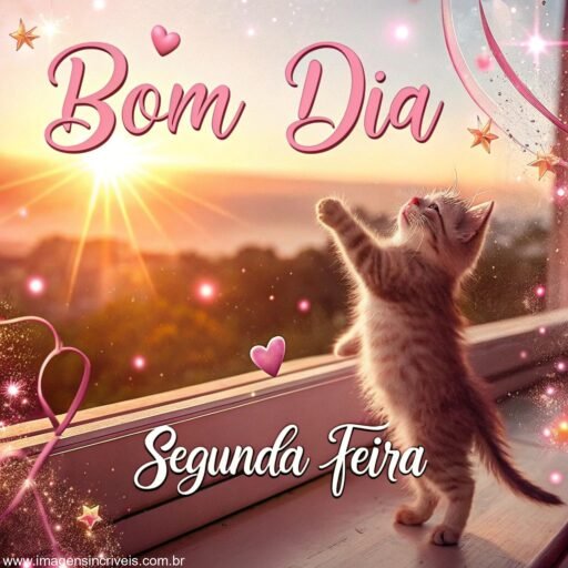 Que sua segunda-feira seja tão fofa quanto um gatinho!