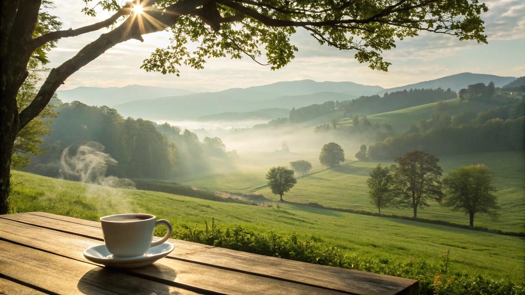 Imagem de um domingo tranquilo em 08/06/2025 com fé, mensagens de bom dia e inspiração para começar a manhã abençoado
