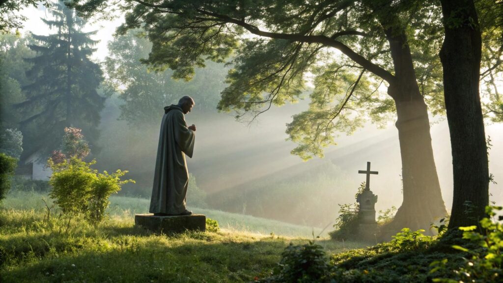 Imagem inspiradora do santo do dia 21 de junho de 2025 que transmite fé, coragem e paz interior neste sábado abençoado