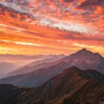 Imagem de um lindo amanhecer com cores vibrantes, representando um novo dia cheio de possibilidades.