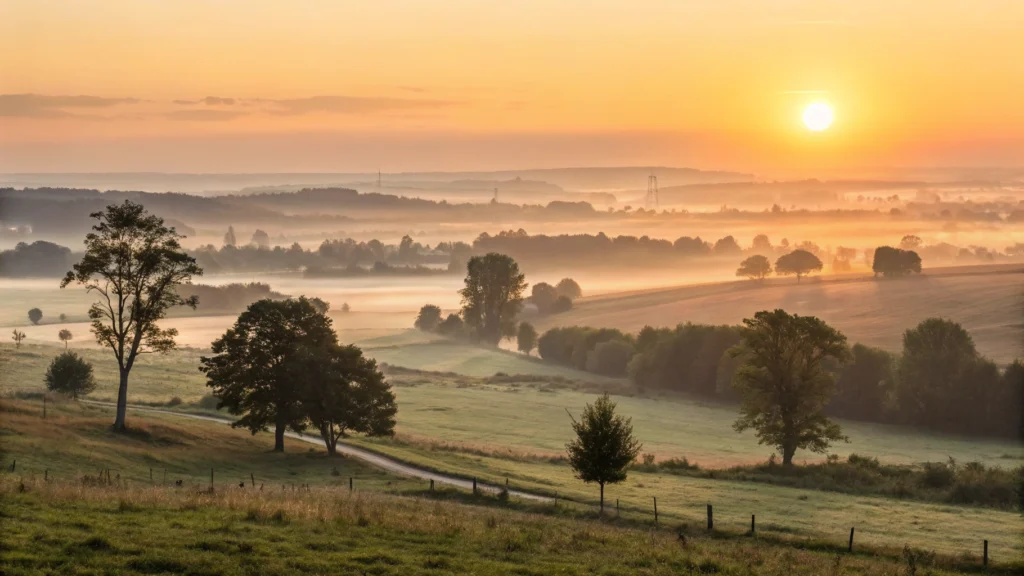 Imagem de um lindo amanhecer com mensagens inspiradoras para sexta-feira, 11 de julho de 2025