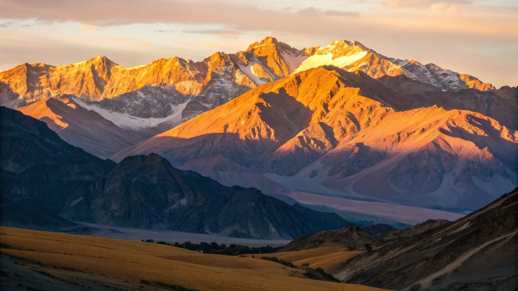 Imagem de um belo amanhecer sobre montanhas, representando a beleza e a esperança de um novo dia.