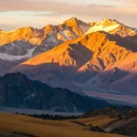 Imagem de um belo amanhecer sobre montanhas, representando a beleza e a esperança de um novo dia.