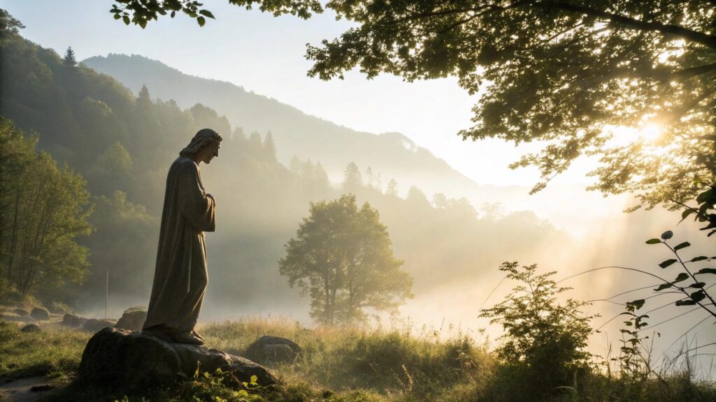 Imagem inspiradora representando o santo do dia 05 de julho de 2025 com fé, inspiração e caridade