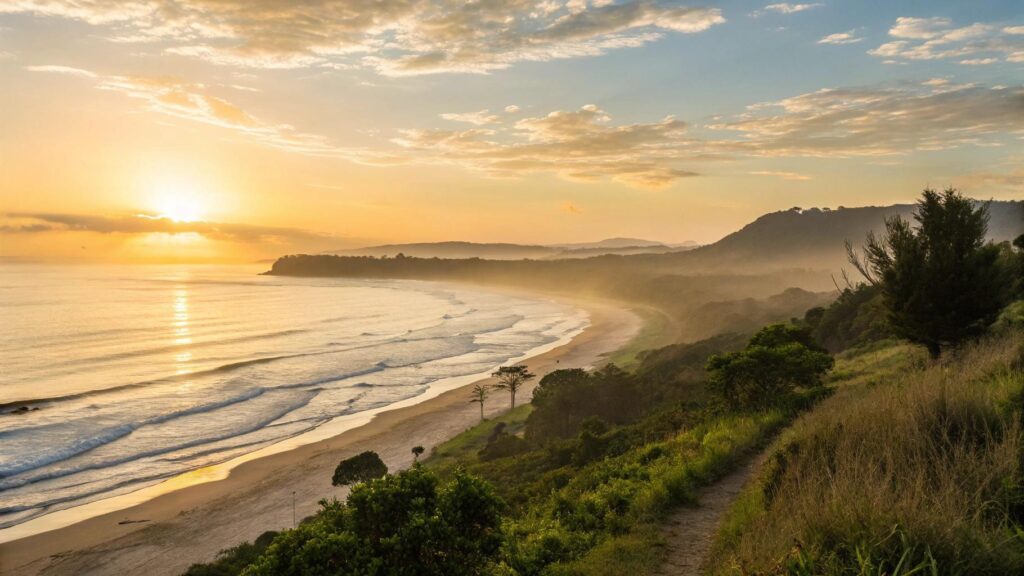 Amanhecer sereno de segunda-feira 01/09/2025 representando fé, esperança, reflexão e inspiração para hoje