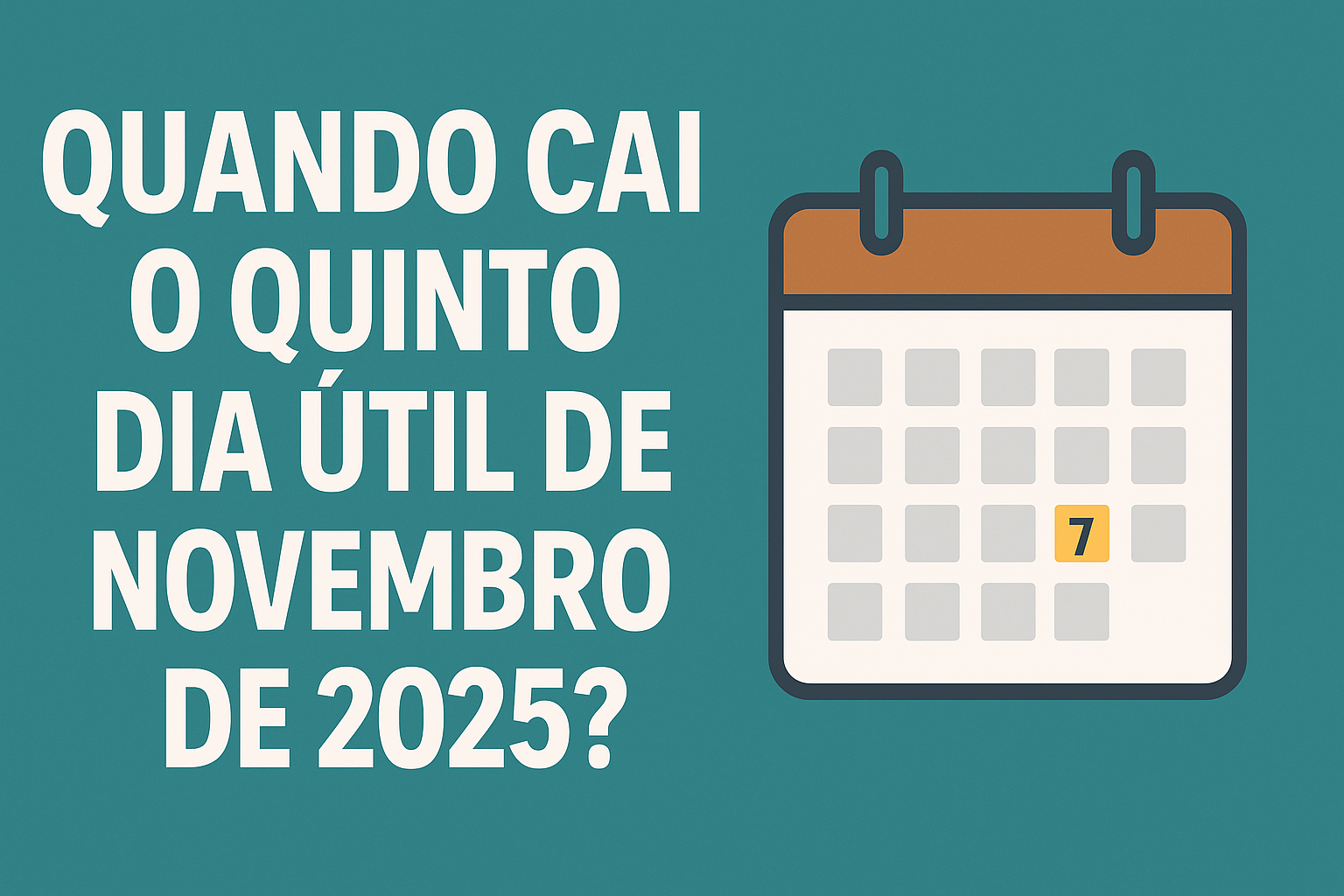 Dia útil de novembro de 2025: descubra a data exata do 1°, 2º, 3º, 4º ...