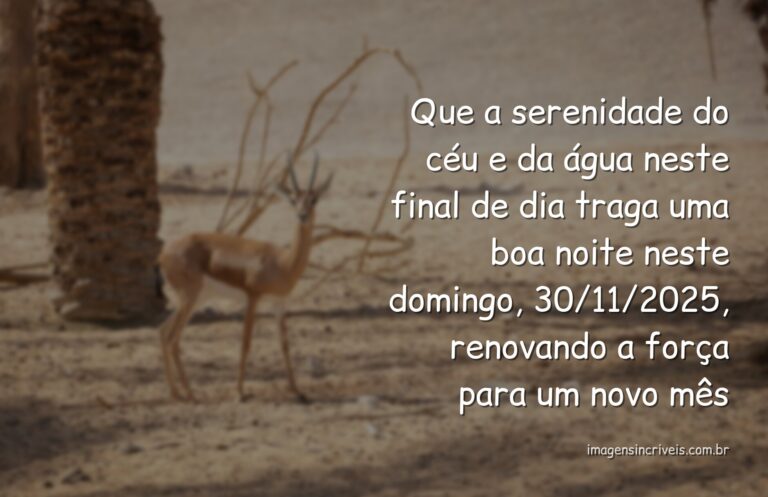 Céu sereno ao entardecer sobre águas calmas, refletindo a paz e a força para a transição de novembro para dezembro.