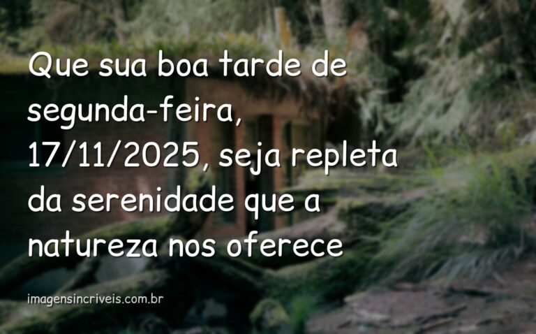 Paisagem serena de um lago cristalino refletindo o céu azul e nuvens brancas, evocando paz para uma tarde de segunda-feira.