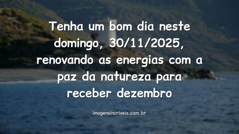Paisagem serena com céu azul e águas calmas, inspirando paz e energia positiva para o fim de semana e a transição de mês.