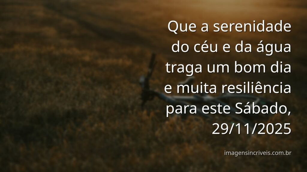 Céu azul com nuvens brancas refletido em um lago calmo ao amanhecer, evocando sentimentos de paz, resiliência e esperança.