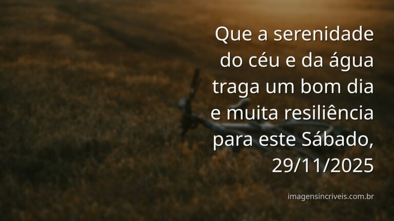 Céu azul com nuvens brancas refletido em um lago calmo ao amanhecer, evocando sentimentos de paz, resiliência e esperança.