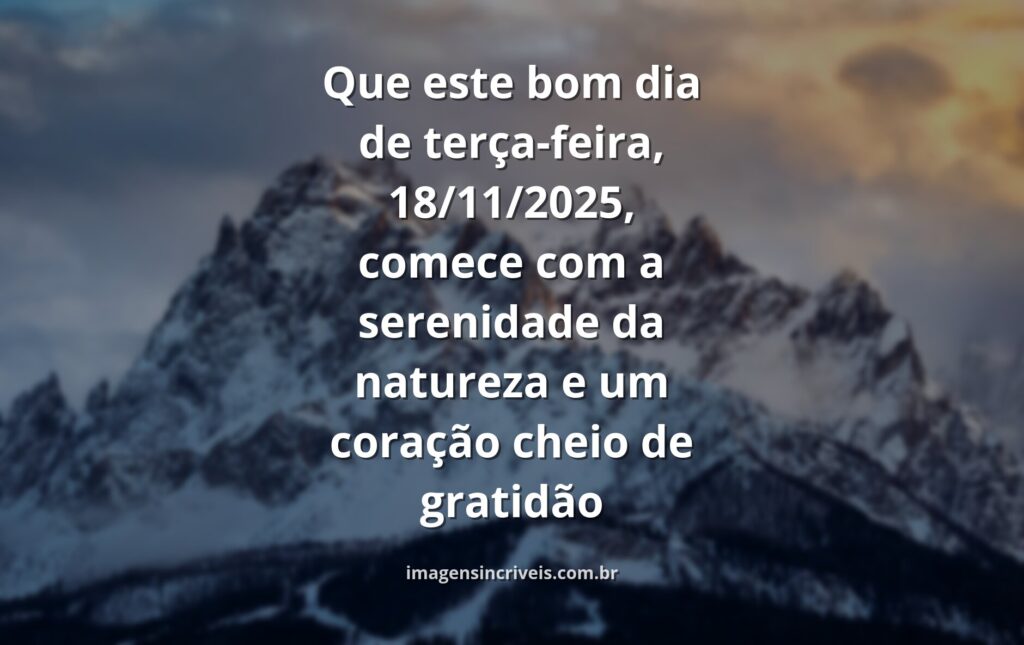 Paisagem serena com céu azul refletido na água calma, transmitindo um sentimento de paz e profunda gratidão matinal.