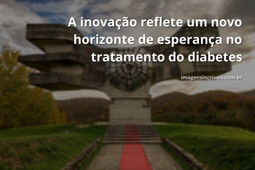 Céu azul claro e sereno refletido sobre a superfície calma de um lago, simbolizando a esperança e o futuro promissor da inovação.