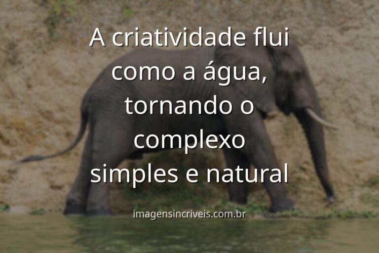 Céu azul e nuvens brancas refletidos perfeitamente na superfície calma de um lago, evocando simplicidade, clareza e a fluidez da criatividade.