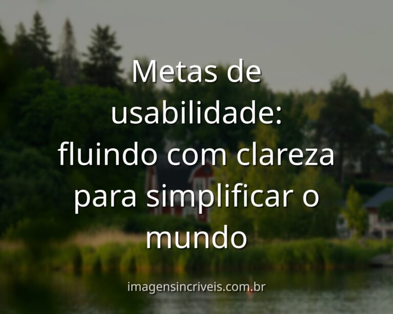 Paisagem serena com céu azul e água calma refletindo o horizonte, inspirando clareza, fluidez e metas de usabilidade.
