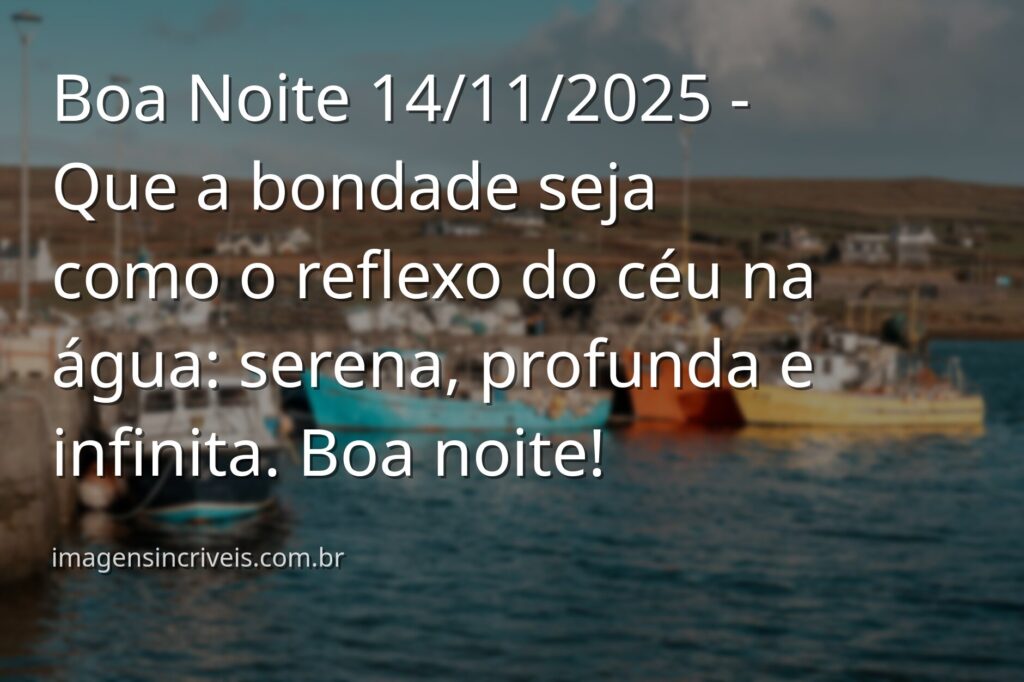 Céu crepuscular com tons de laranja e roxo refletindo sobre um lago calmo, transmitindo uma sensação de paz, serenidade e bondade.
