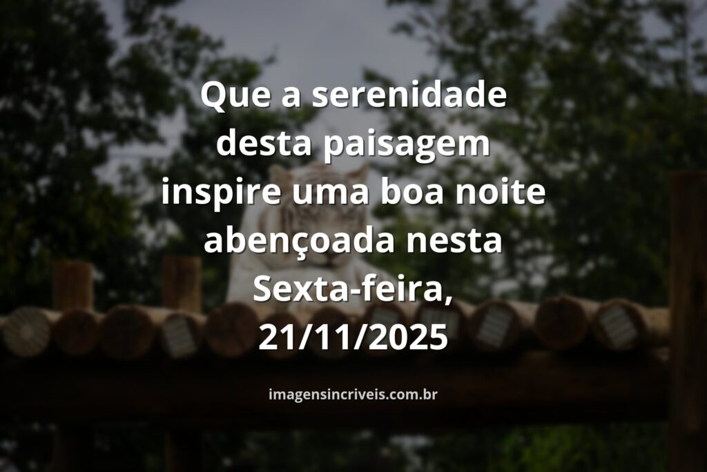 Céu crepuscular com tons de roxo e laranja refletido sobre águas calmas de um lago, transmitindo paz e bênçãos.