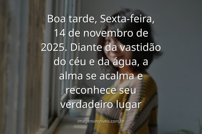 Céu amplo e sereno refletido sobre a superfície calma de um lago, transmitindo uma sensação de paz, imensidão e humildade.