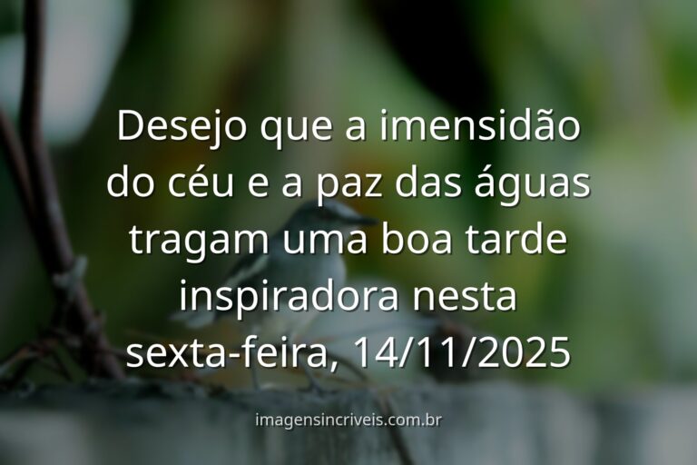 Céu azul com nuvens brancas se refletindo sobre a superfície calma da água, transmitindo um sentimento de paz e motivação.