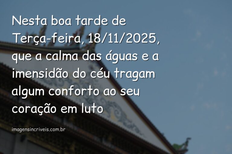 Céu sereno sobre um lago calmo ao entardecer, refletindo um sentimento de paz, saudade e luto em um cenário natural.