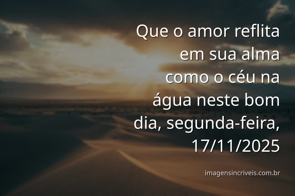 Céu sereno ao amanhecer refletido em um lago calmo, evocando um sentimento de paz, amor e recomeço.