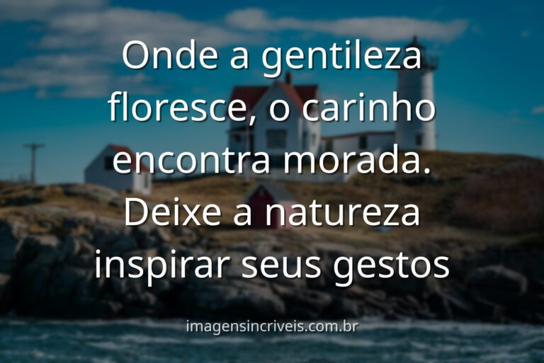 Céu azul com nuvens brancas se refletindo perfeitamente na água calma de um lago, transmitindo a paz e a serenidade do carinho.