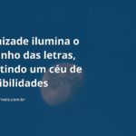 Céu azul com nuvens brancas refletido perfeitamente sobre a água calma de um lago, simbolizando a clareza e a paz que a amizade traz à leitura.