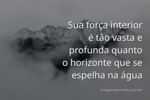 Paisagem serena de um lago espelhando um céu vasto ao amanhecer, transmitindo uma sensação de paz, expansão e confiança interior.
