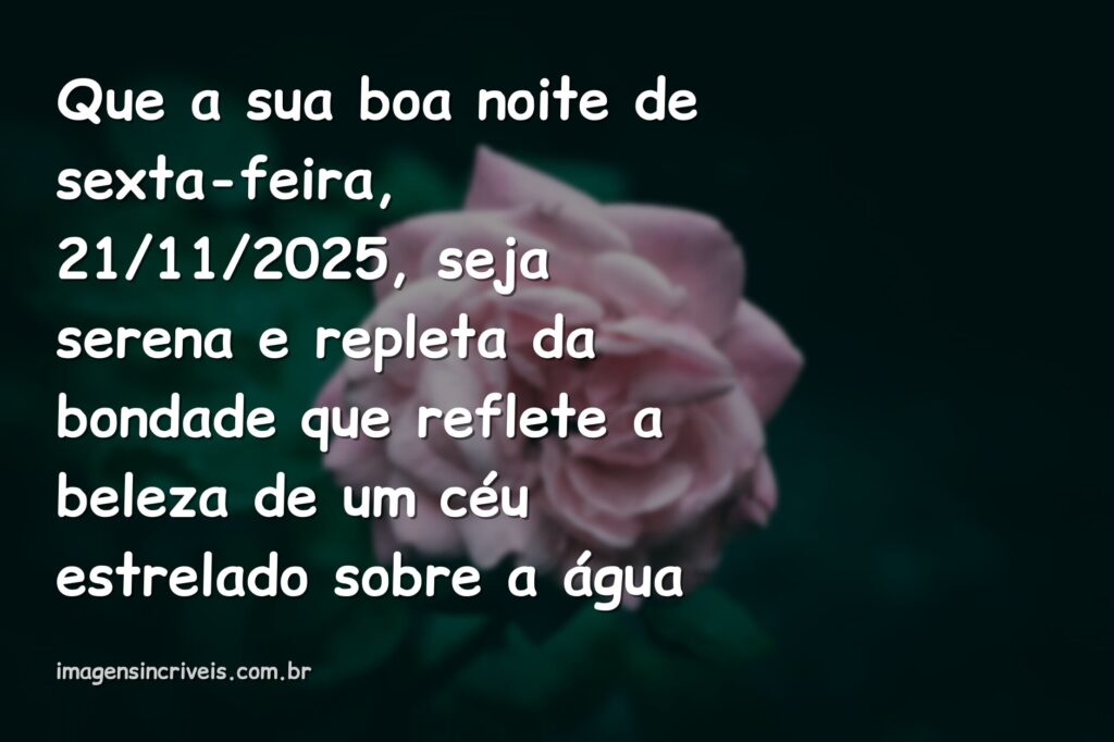 Céu noturno estrelado refletindo sobre a água calma de um lago, evocando paz, serenidade e o tema da bondade.