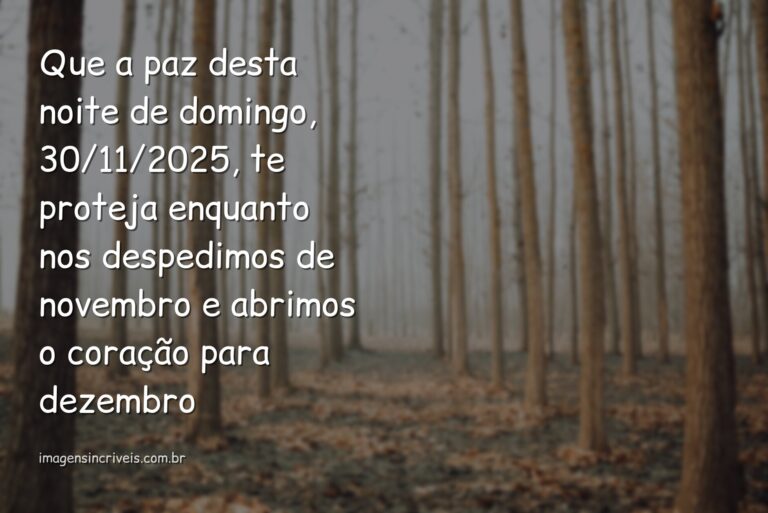 Céu sereno ao entardecer sobre um lago calmo, refletindo a paz e a proteção para a noite de domingo no final de novembro.