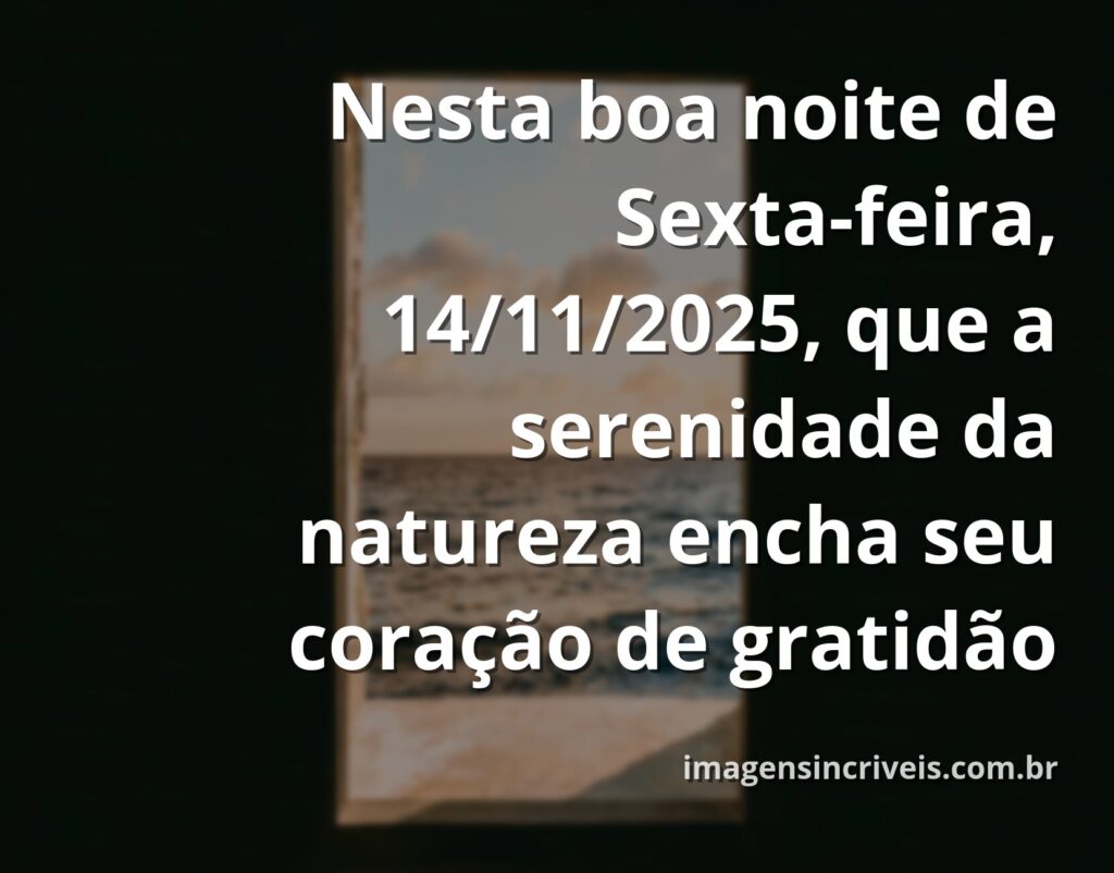 Céu noturno estrelado refletindo sobre um lago sereno, transmitindo paz e o sentimento de gratidão de uma boa noite de sexta-feira.