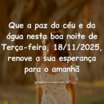 Céu noturno estrelado refletindo sobre um corpo d'água sereno, evocando um sentimento de paz, tranquilidade e esperança.