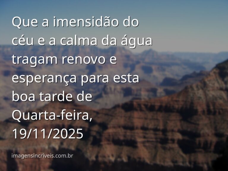 Paisagem serena de um lago refletindo o céu azul com nuvens brancas, transmitindo um sentimento profundo de paz e esperança.