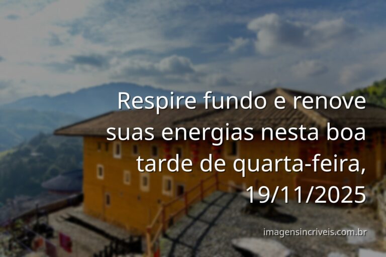 Paisagem serena de um lago refletindo o céu azul, transmitindo paz e motivação para uma tarde de quarta-feira.
