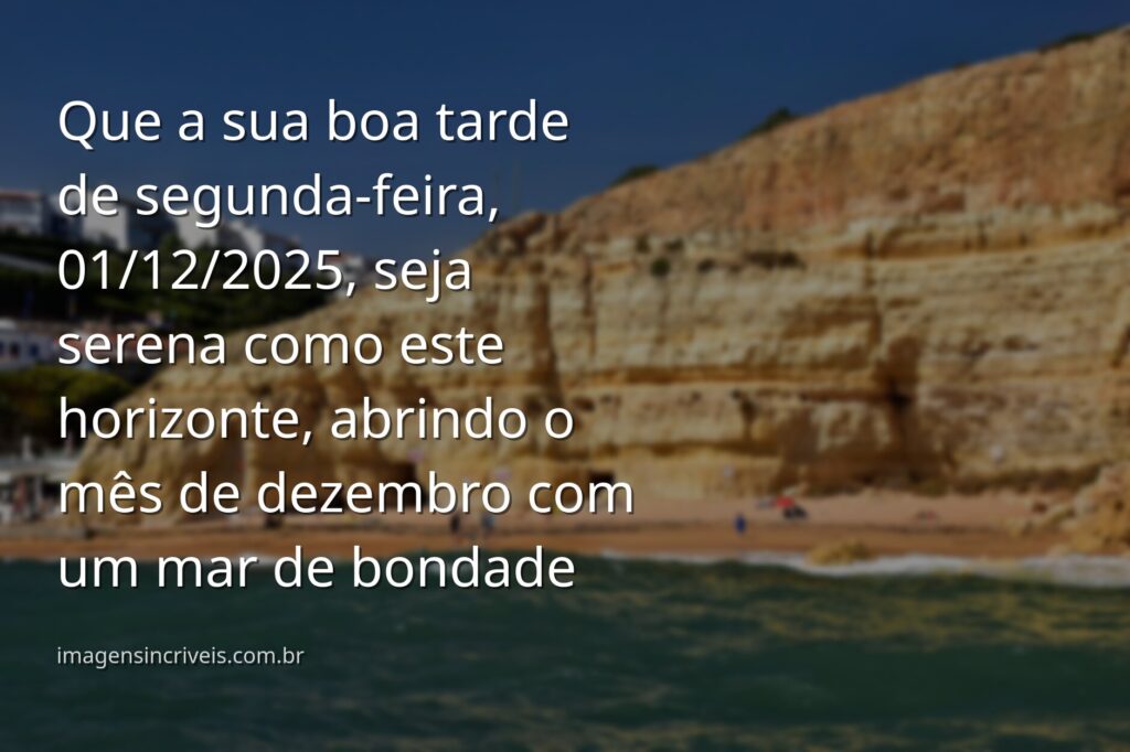 Paisagem serena de um lago refletindo o céu azul e nuvens ao entardecer, transmitindo paz para o início de dezembro.