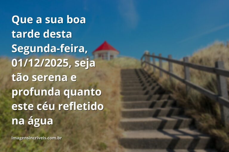 Céu azul com nuvens brancas refletido perfeitamente sobre a superfície calma de um lago, inspirando paz e humildade.