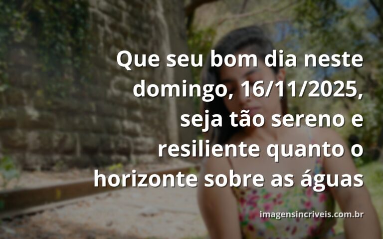 Céu claro reflete sobre a água calma ao amanhecer, evocando um sentimento de paz, renovação e resiliência.