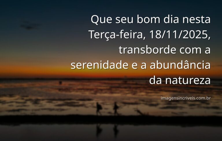 Paisagem serena de um lago com céu azul refletido, inspirando sentimentos de abundância, paz e gratidão para o dia.