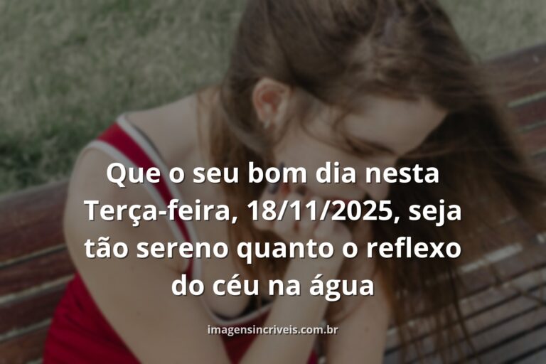 Paisagem serena de um lago calmo ao amanhecer, refletindo o céu em tons suaves, evocando um sentimento de paz e tranquilidade.