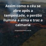 Céu vasto com nuvens suaves refletido sobre a superfície calma de um lago, evocando um sentimento de paz, clareza e libertação.