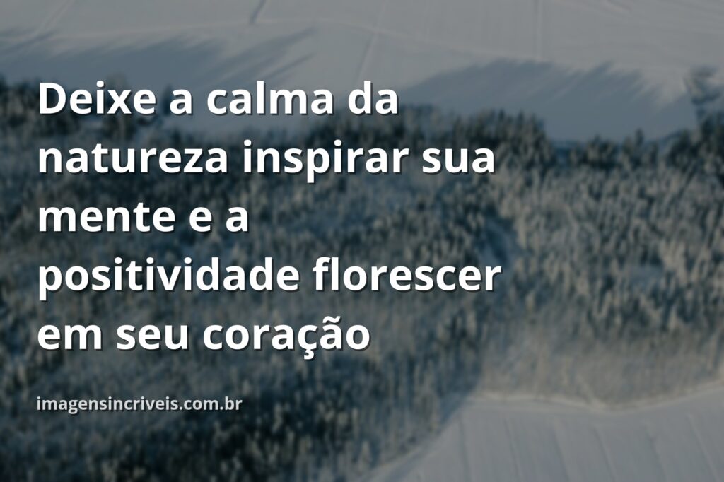 Céu azul com nuvens brancas refletido em um lago cristalino e sereno, com montanhas ao fundo, evocando paz e otimismo.