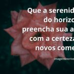 Vasto céu se encontra com o oceano calmo ao amanhecer, transmitindo um profundo sentimento de paz, serenidade e esperança renovada.