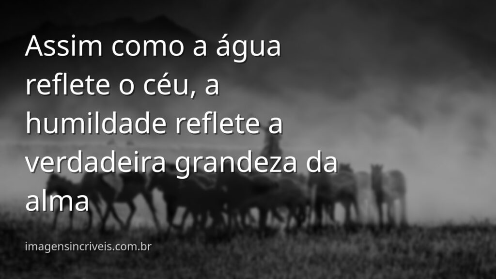Vasto corpo de água calma refletindo um céu com nuvens suaves ao amanhecer, transmitindo uma sensação de paz e humildade.