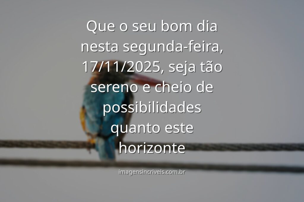 Paisagem serena de um lago refletindo o céu claro ao amanhecer, transmitindo paz e inspiração para um bom começo de semana.