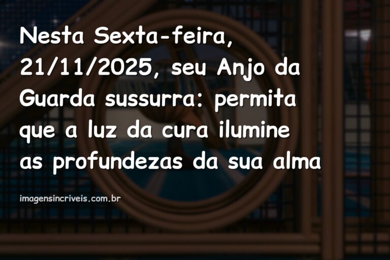 Anjo da guarda como uma luz etérea e abstrata, trazendo esperança e conforto espiritual para a cura interior na mensagem de 21/11/2025.