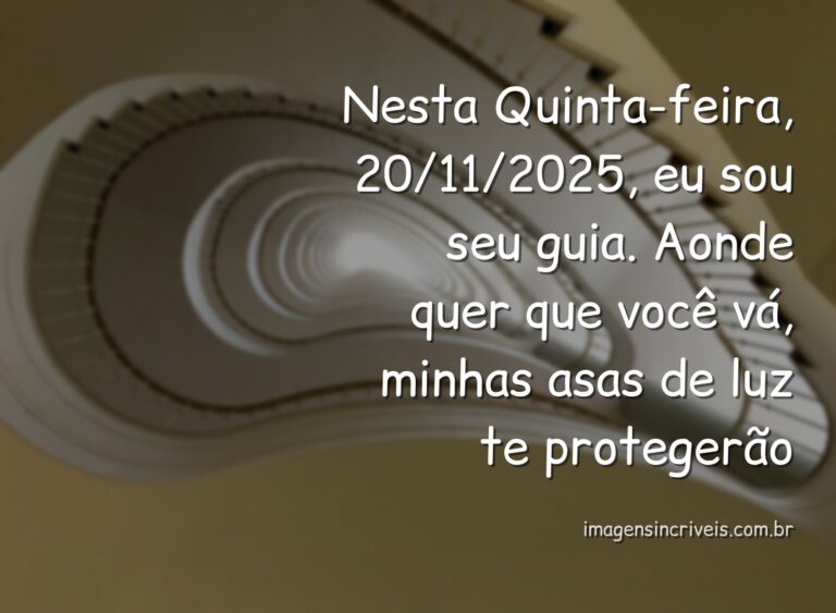 Anjo da guarda como uma luz abstrata e espiritual, simbolizando esperança e proteção para a mensagem de viagem de 20/11/2025.