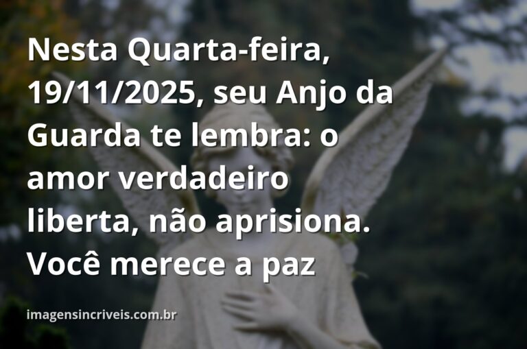 Anjo da Guarda em luz abstrata, simbolizando a esperança e proteção espiritual para quem busca sair de um relacionamento tóxico em 19/11/2025.