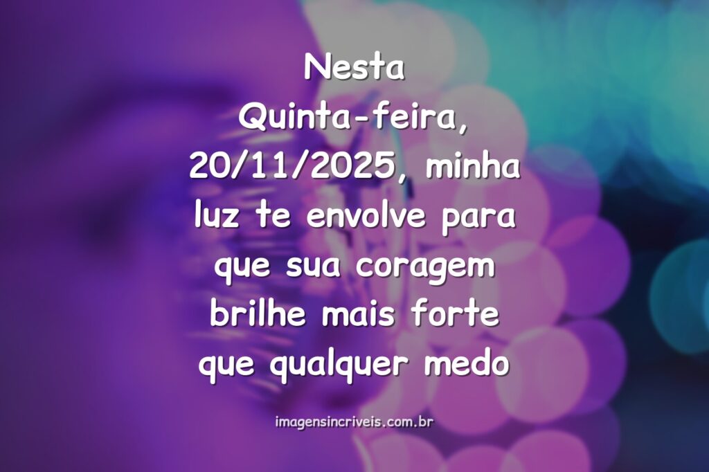 Anjo da guarda como uma luz abstrata e espiritual, simbolizando a esperança e a proteção contra o medo no dia 20/11/2025.