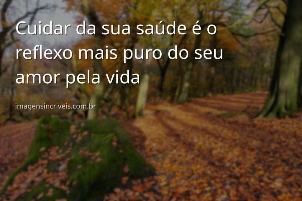Céu azul e nuvens brancas refletidos perfeitamente na superfície calma de um lago, transmitindo paz e a importância da reflexão e autocuidado.