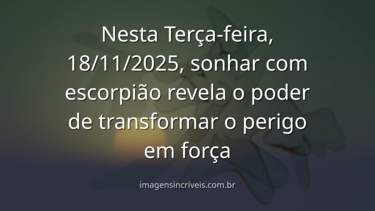 Cena noturna, surreal e abstrata com formas que lembram um escorpião, simbolizando o sonho de 18 de novembro de 2025.